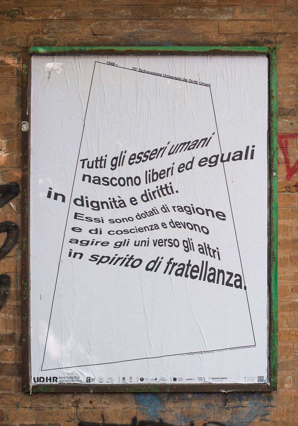 UDHR poster for human rights — immagine 3