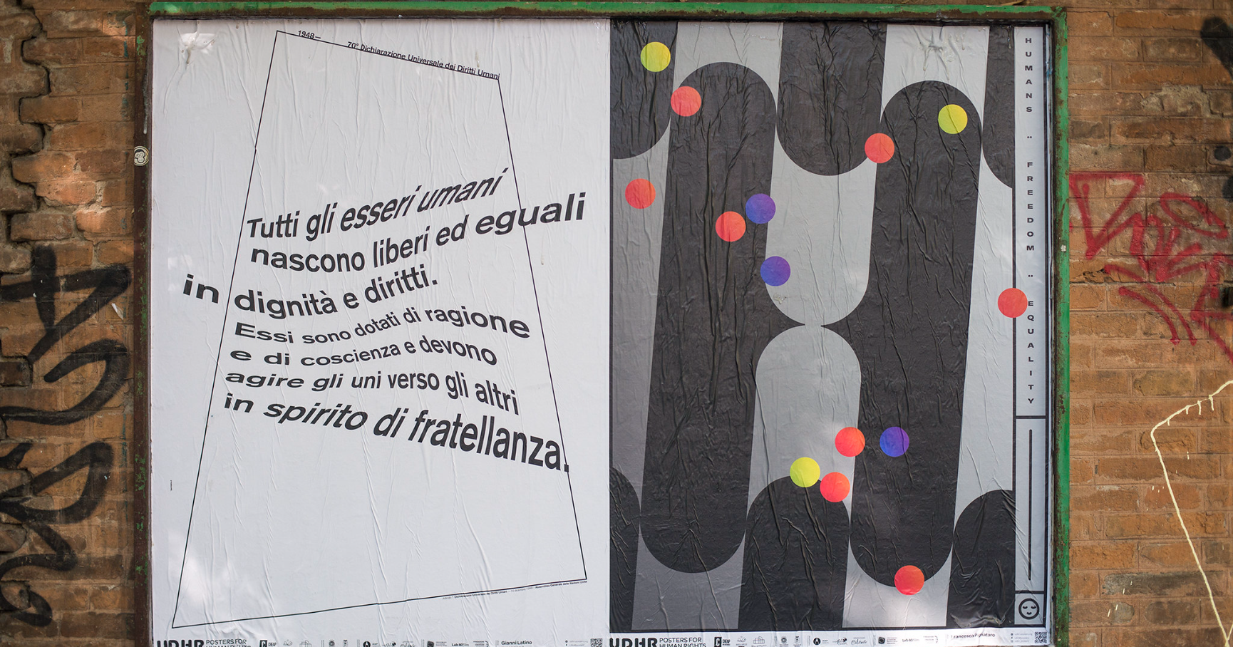 UDHR poster for human rights — immagine 5