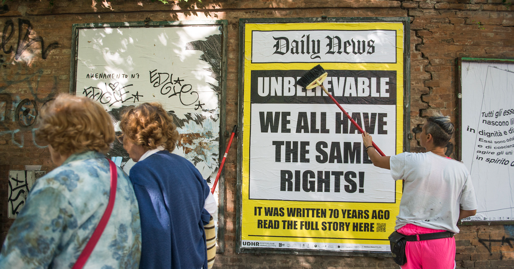 UDHR poster for human rights — immagine 6