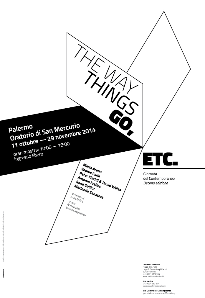 The way things go, etc.