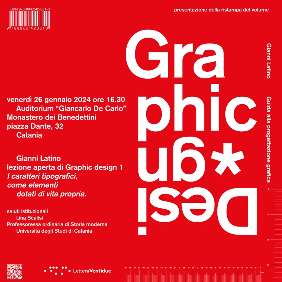 Copertina · I caratteri tipografici come elementi dotati di vita propria