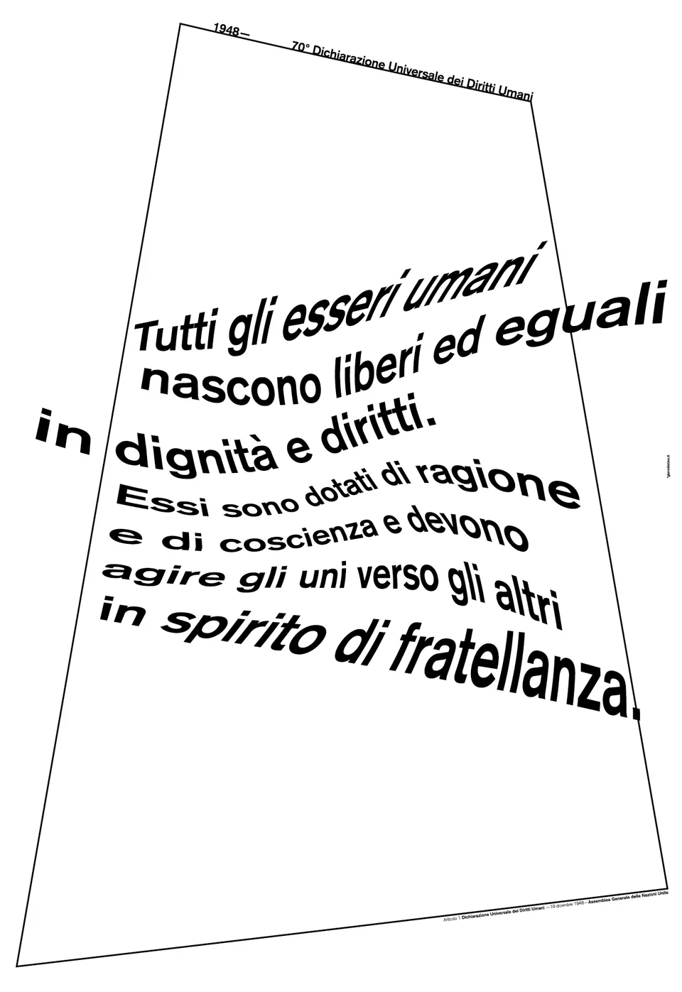 Tutti gli esseri umani nascono uguali