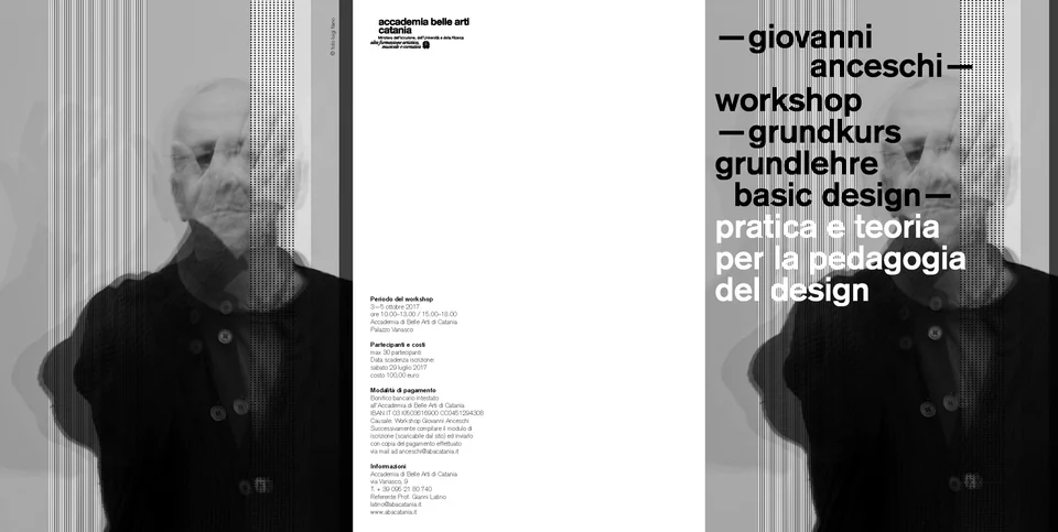 Workshop/Lectio Giovanni Anceschi — immagine 2