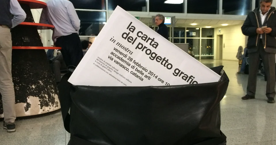Copertina · La Carta del progetto grafico in mostra